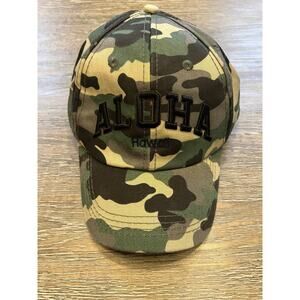 ROBIN RUTH Camo HAWAII ALOHA STATE TRUCKER HAT Surf Beach Baseball Cap